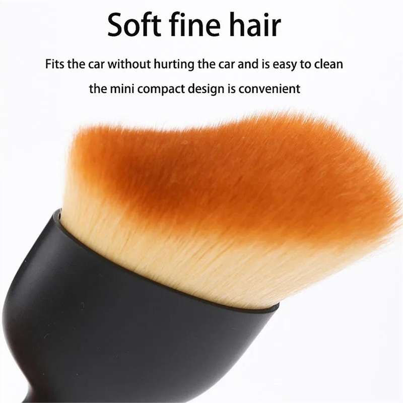 12PCS Car Interior Cleaning Brush Conditioner Air Outlet Soft Fur Clean Brushes with Shells Crevice