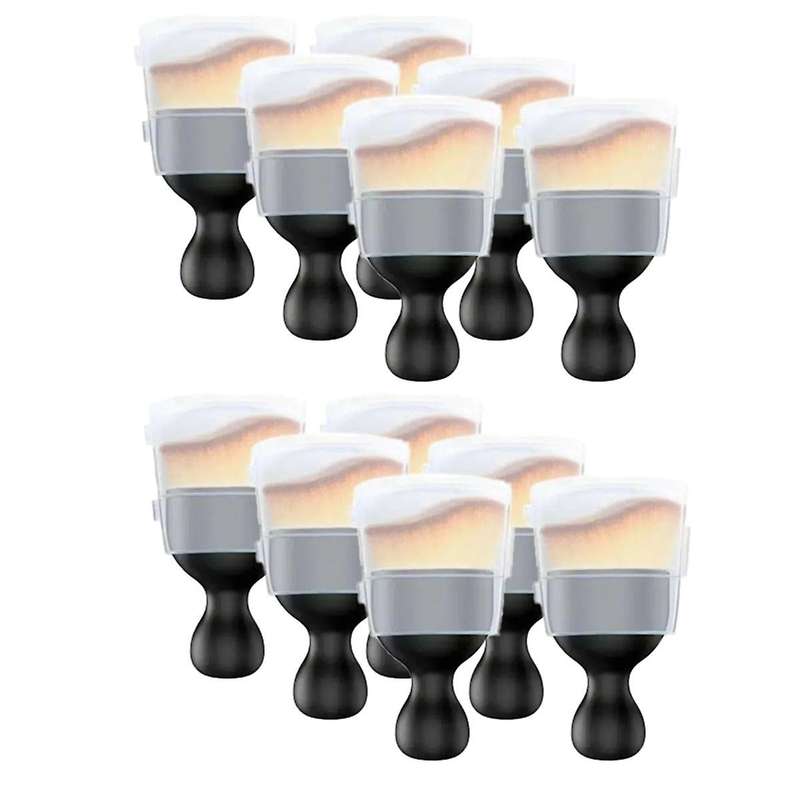 12PCS Car Interior Cleaning Brush Conditioner Air Outlet Soft Fur Clean Brushes with Shells Crevice