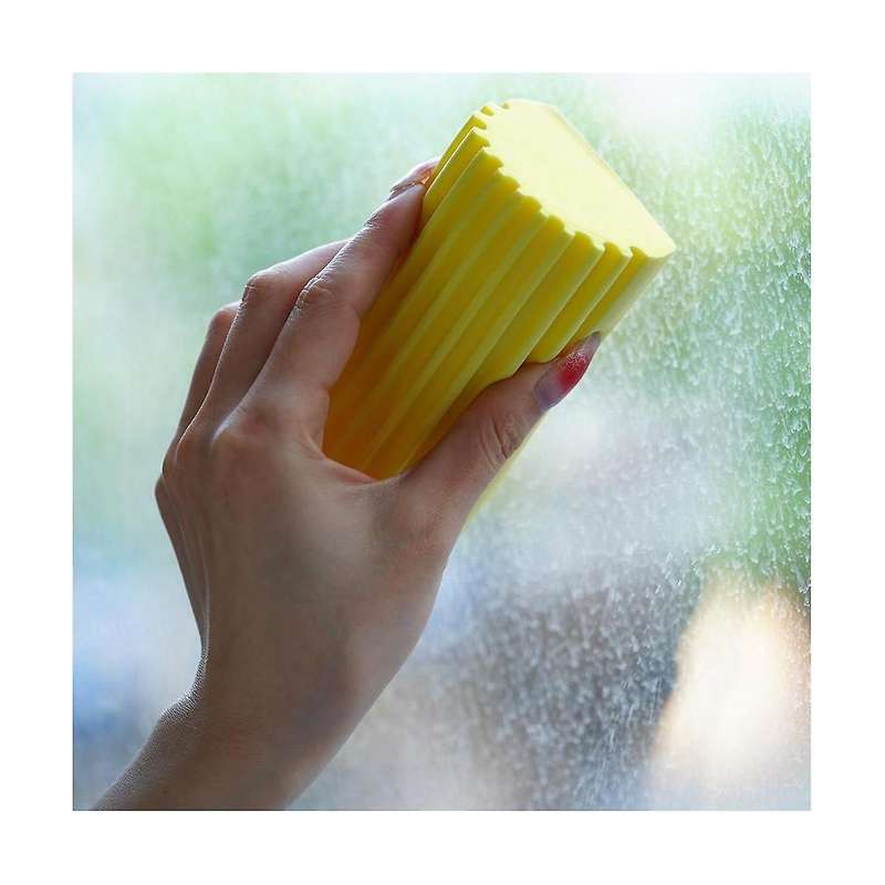12pcs Damp Clean Duster Sponge Cleaning Brush Duster for Cleaning Blinds Glass Baseboards Vents Rail
