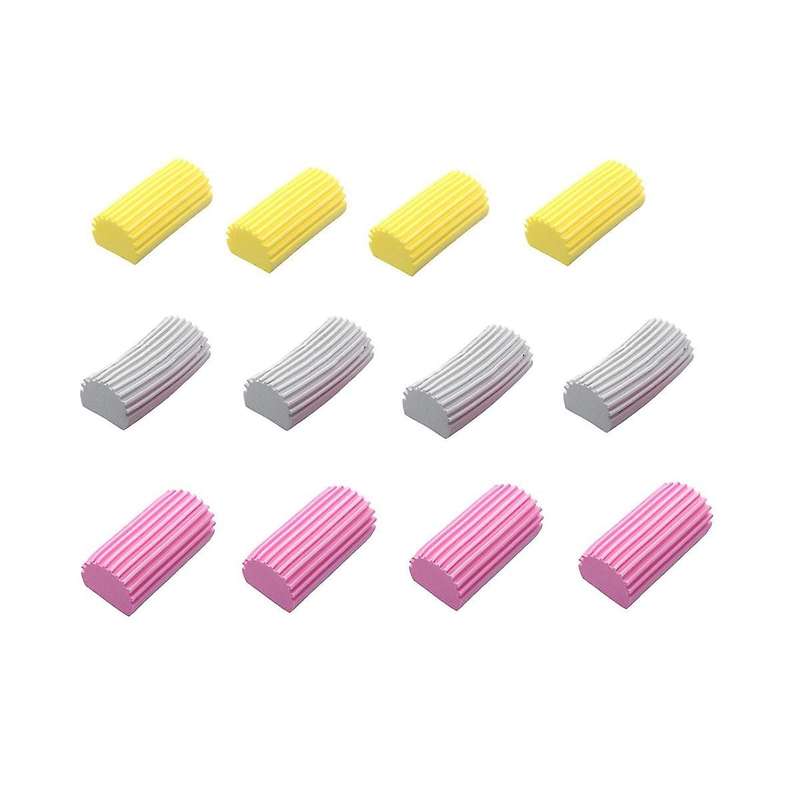 12pcs Damp Clean Duster Sponge Cleaning Brush Duster for Cleaning Blinds Glass Baseboards Vents Rail