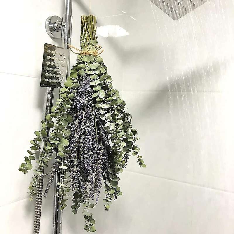 12Pcs Dried Eucalyptus Branches Greenery Stems,17 Inch 100% Live Eucalyptus Leaves Greenery Decor