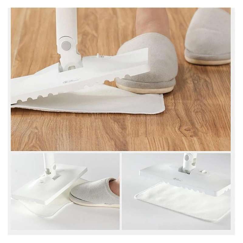 12pcs for Deerma Zq610/zq600/zq100 Steam Mop Cleaner Mop Replacement Parts Wipes Mop Pad
