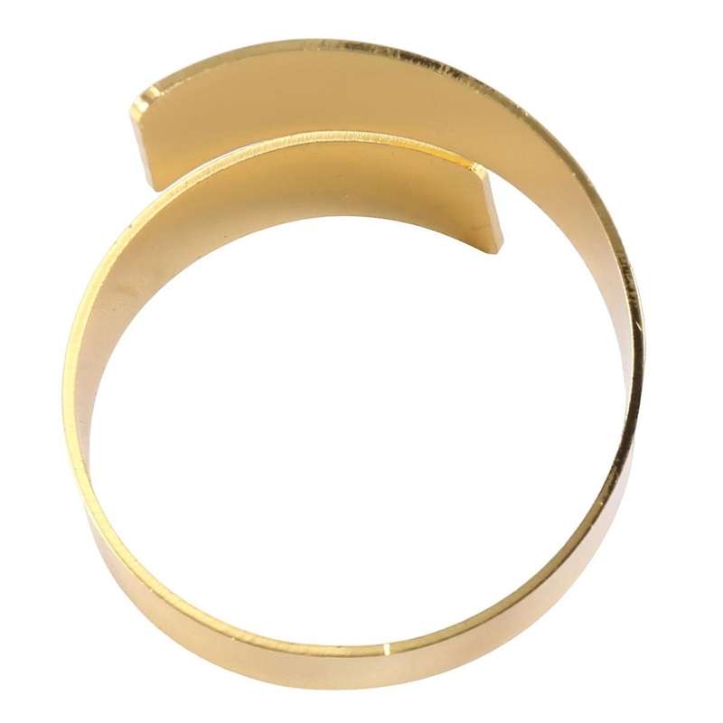 12pcs Gold Metal Table Decor Napkin Ring Holder Spring for Wedding Setting, Easter Dinner, 's Day