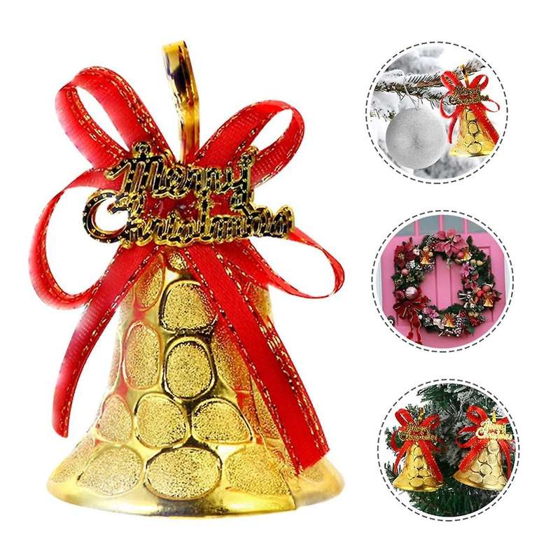 12pcs Honeycomb Bell Pendant Door Hangers Bells Xmas Tree Bell Christmas Garland Ornament Christmas