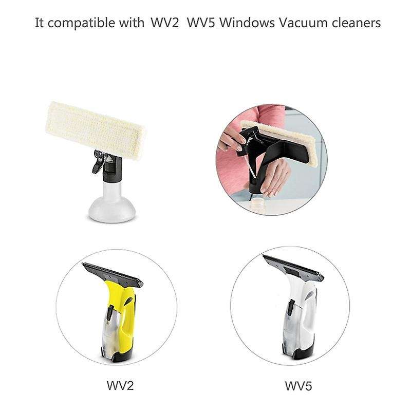 12PCS Household Electric Window Cleaner Mop Cloth for WV2 WV5 Window Wiper Microfiber Replacement Cl