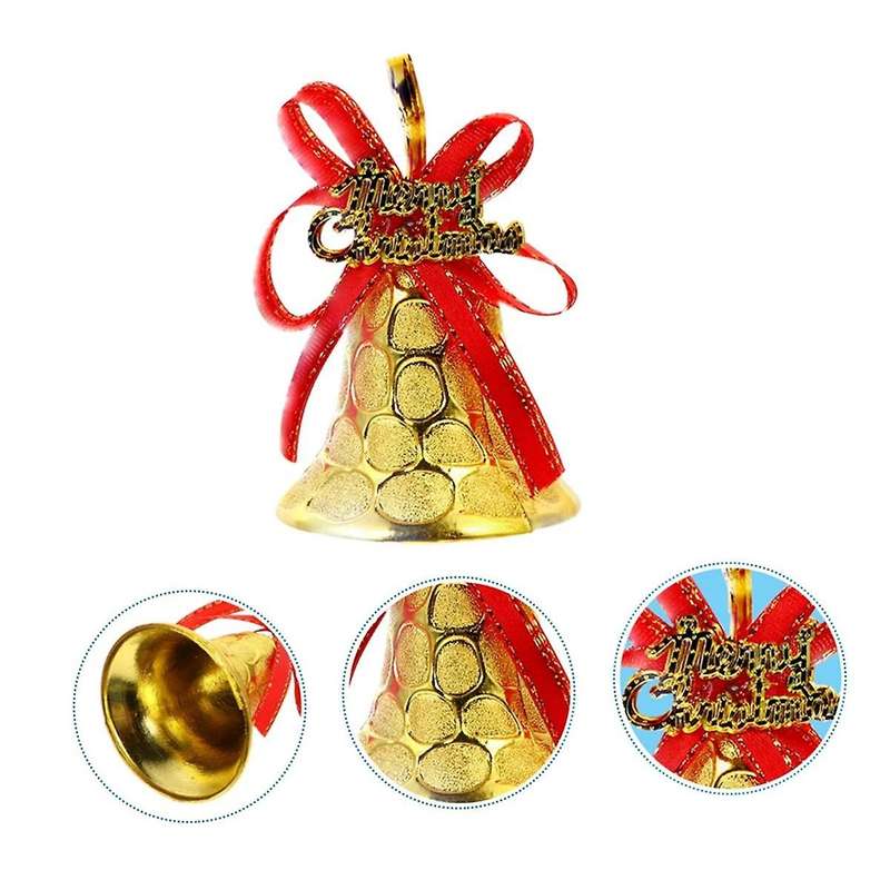 12Pcs Honeycomb Bell Pendant Door Hangers Bells Xmas Tree Bell Christmas Garland Ornament Christmas
