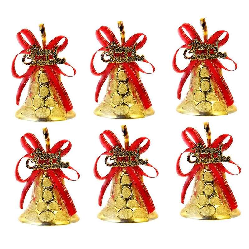 12Pcs Honeycomb Bell Pendant Door Hangers Bells Xmas Tree Bell Christmas Garland Ornament Christmas
