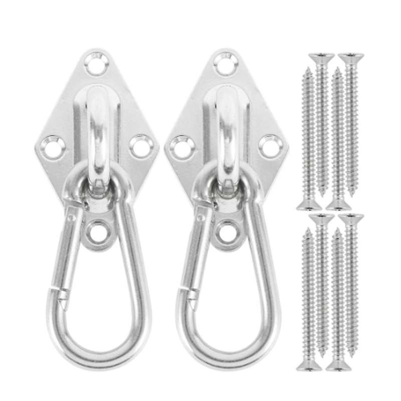 12PCS Indoor / Outdoor Aerial Yoga Accessories for Hammock Swing Chair Suspension Seat Accessory Kit