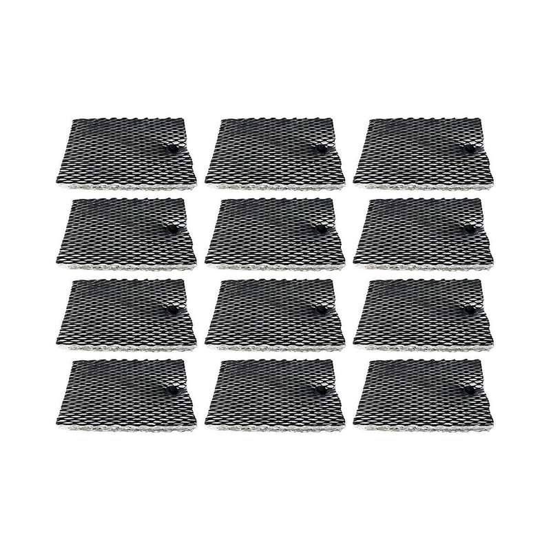 12pcs Humidifier Filter Replacement Humidifier Wick Filter for Holmeshwf100-uc3/bionairebwf100 Clea