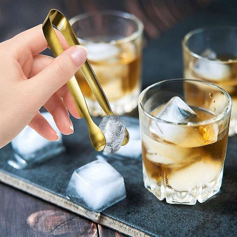 12Pcs Kitchen Tongs, Party Dining Small , Stainless Steel Dinner Tongs, Coffee Bar Cooking Tongs Se