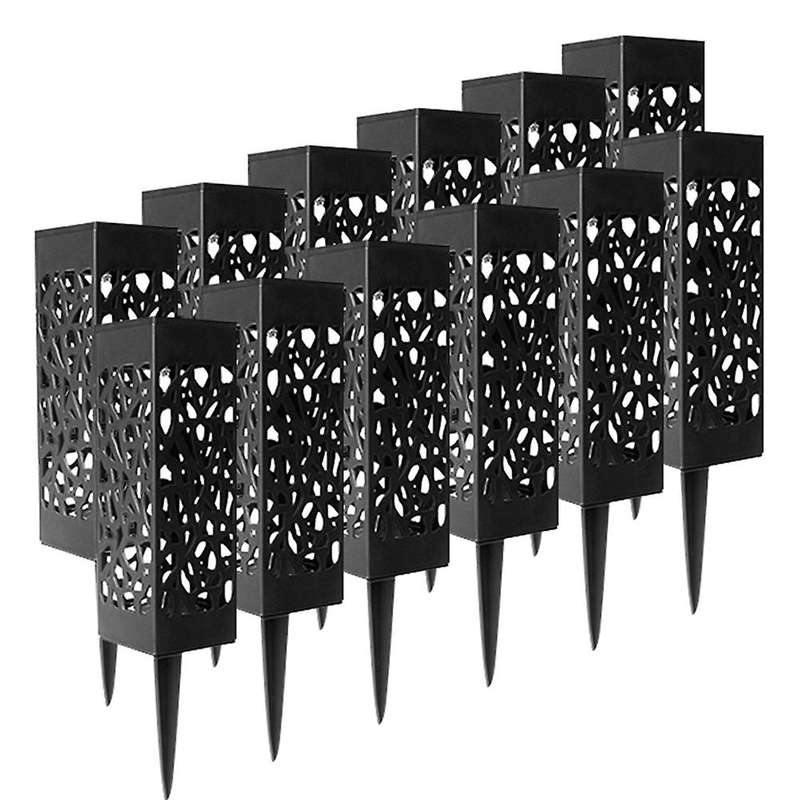 12PCS LED Solar Light Garden Decoration Lawn Lamp Outdoor Home Pathway Bulb Light Sensor Waterproof