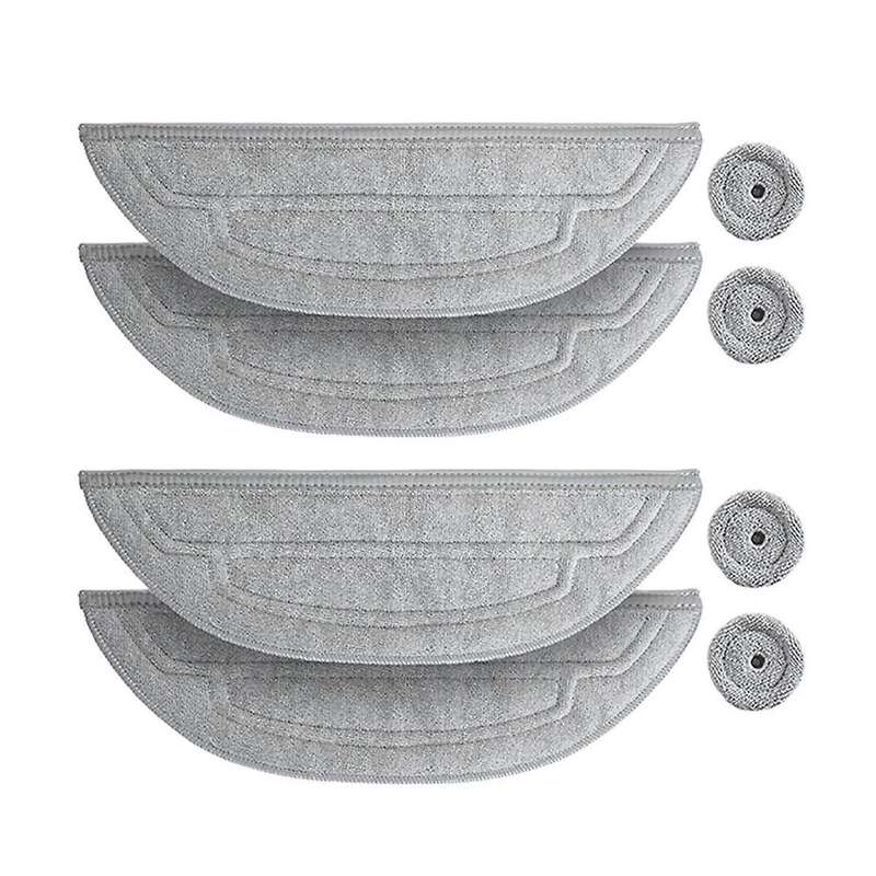 12PCS Mop Cloths for S8 MaxV Ultra G20s Robot Vacuum Cleaner Replaceable Parts Washable Cleaning Bru
