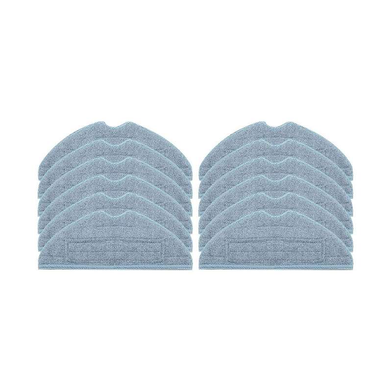 12pcs Mop Pads for S7 S7 + S7 Maxv, S7 Maxv Plus, T7s, T7 Plus, T7s Plus ,g10s, G10s Pro Robot Vacuu