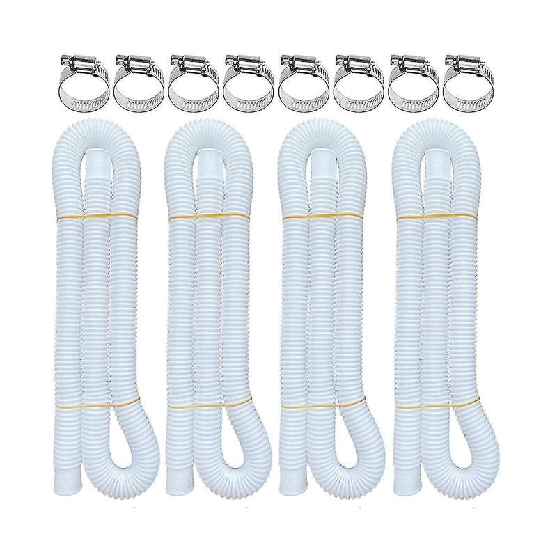 12pcs Pool Hoses for Above Ground Pools, 1.25inch Diameter 59inch Long Pump Hose Compatible for Pum