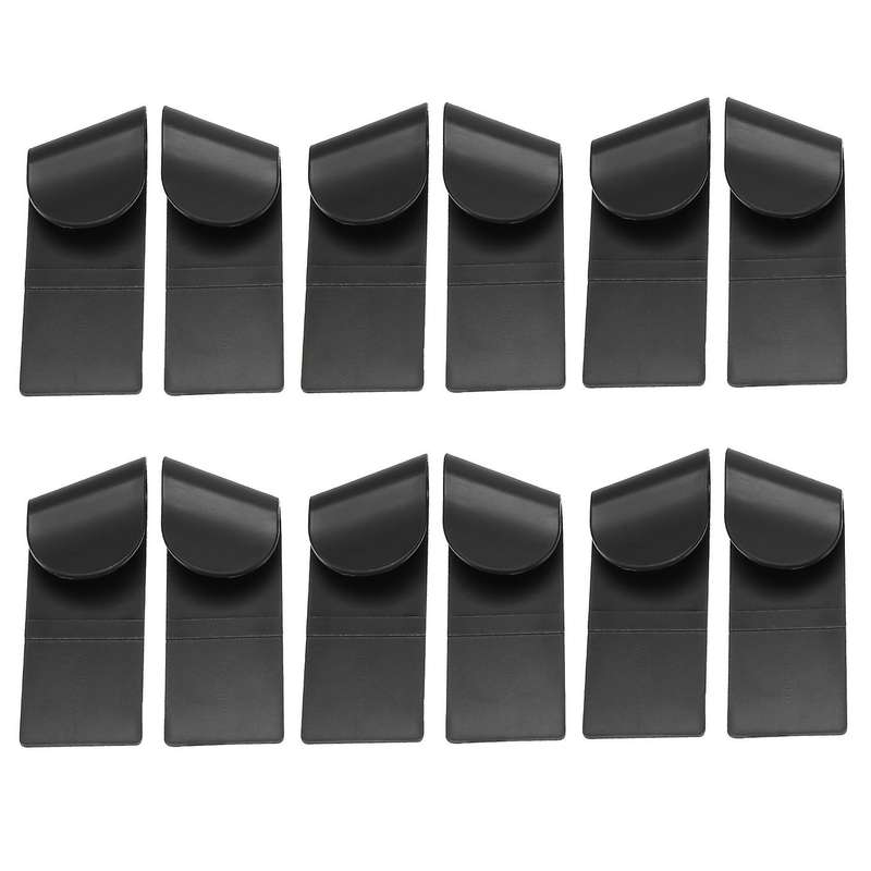 12pcs Plastic Pot Pan Lid Rack Clip Cooker Pot Cover Frame Stand for Storing Pot Lids Dishes Storag