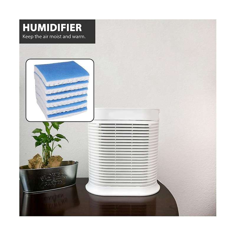 12pcs Replacement Air Humidifier Filter Fit for Hft600 Hev615 Hev615b Hev615w Hev620 Hev620b Hev620