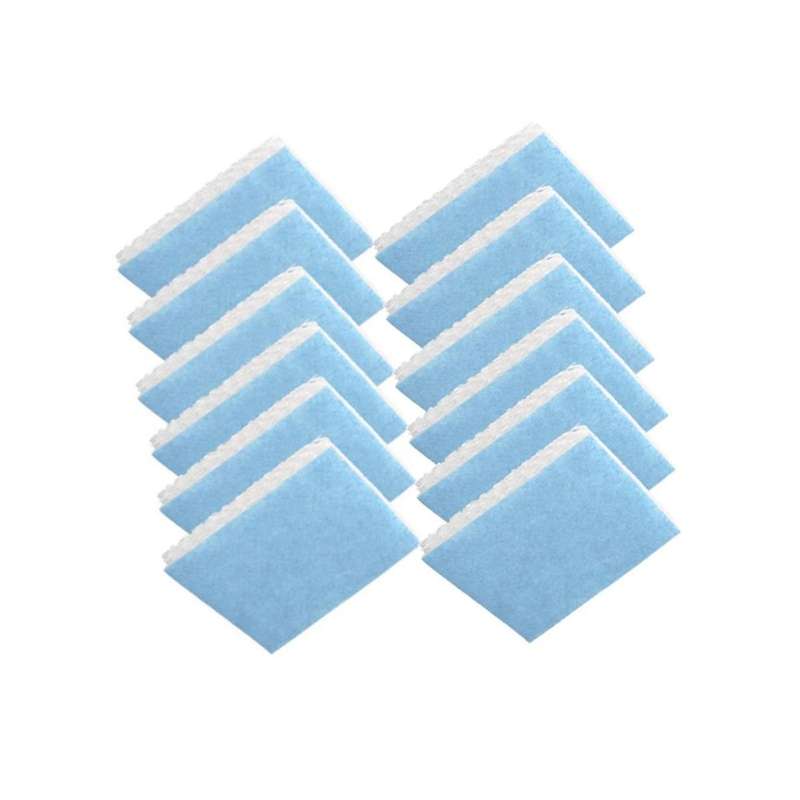 12pcs Replacement Air Humidifier Filter Fit for Hft600 Hev615 Hev615b Hev615w Hev620 Hev620b Hev620