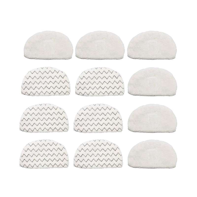 12pcs Replacement Washable Mop Pads Forbissell Powerfresh 1940 1440 Mop Model Cleaning Parts