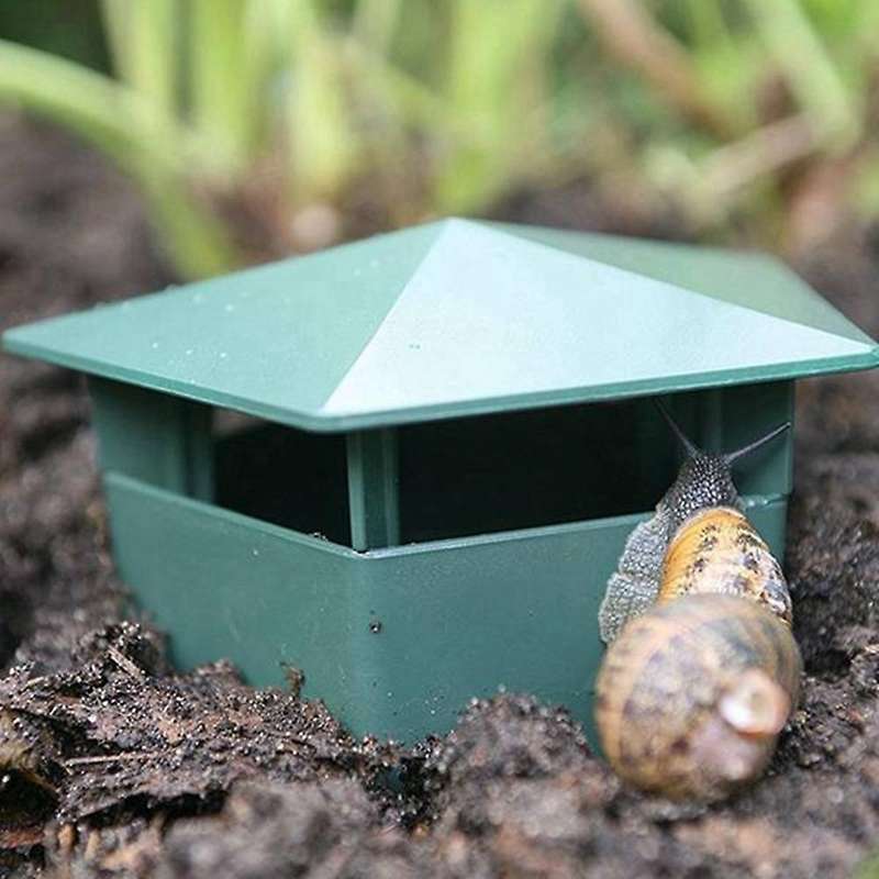 12Pcs Reusable Bait Snail Traps Garden Pest Catch Trap Safe Gardening Slugs Snails Catcher Eco-Frie