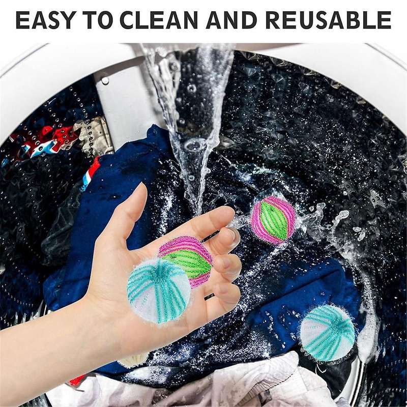 12pcs Reusable Pet Hair Removal Device for Laundry, Effective Comfortable Laundry Pet Hair Catcher