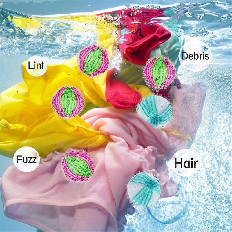 12pcs Reusable Pet Hair Removal Device for Laundry, Effective Comfortable Laundry Pet Hair Catcher