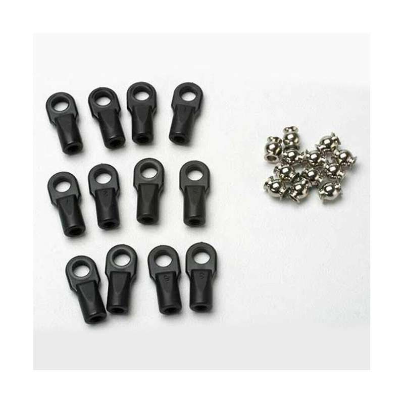 12pcs Rod Ends with Hollow Balls 5347 for Bandit Stampede Slash 2wd Drag Slash Summit Parts
