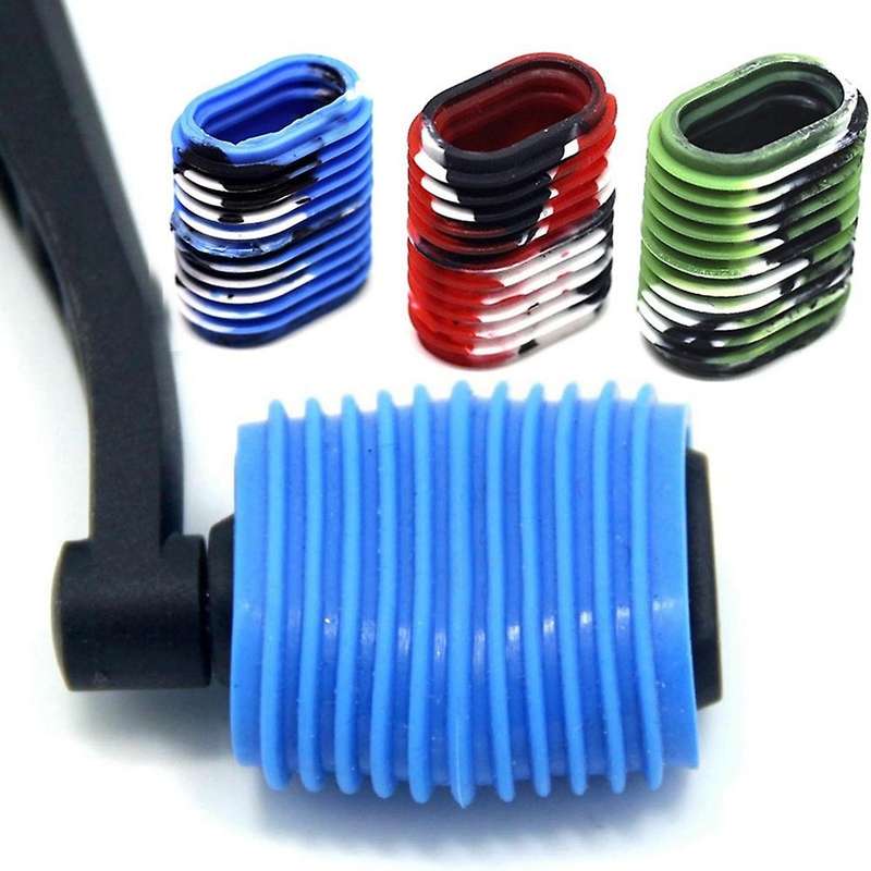 12Pcs Rubber Fishing Reel Handle Grip Replacement Part Non- Baitcaster Knob Cover Sleeve for Spinnin