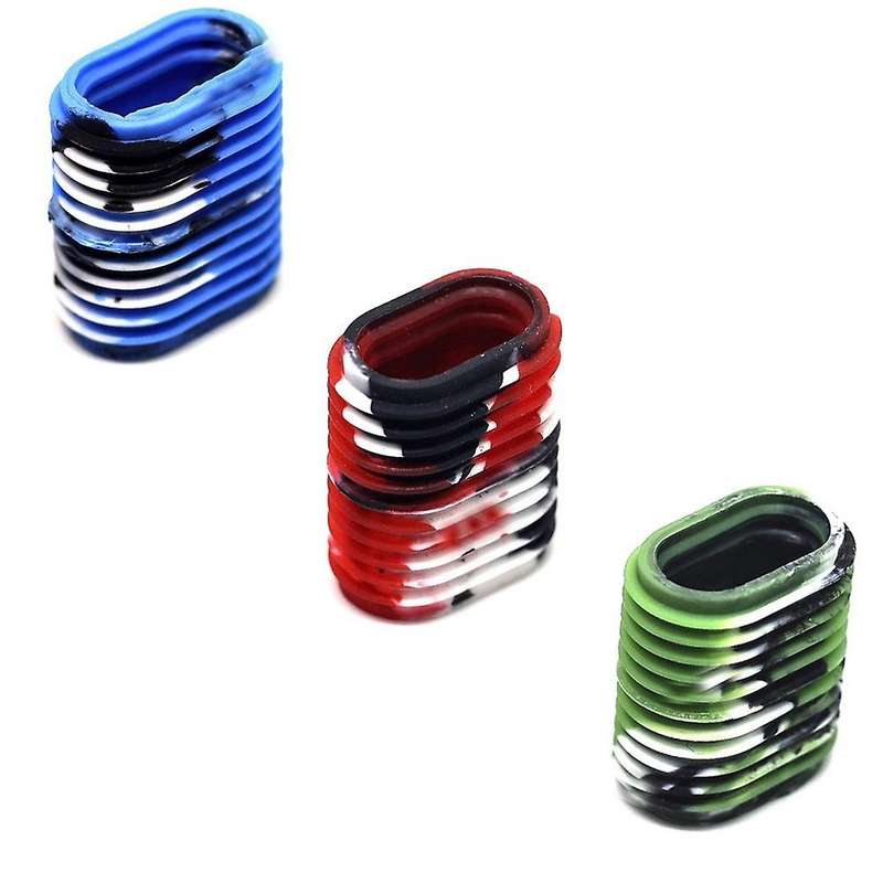 12Pcs Rubber Fishing Reel Handle Grip Replacement Part Non- Baitcaster Knob Cover Sleeve for Spinnin