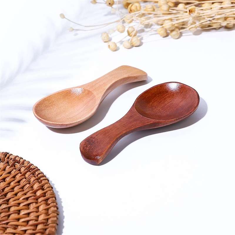 12PCS Small Wooden Spoons, 3.2 Inch Small Wooden Spoons for Jars, Mini Wood Teaspoons for Tiny Coffe