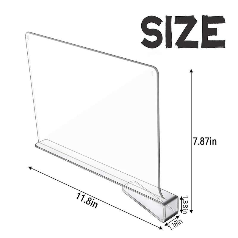 12Pcs Shelf Dividers for Closet Organization, Closet Shelf Organizer Closet Separator for Shelves Cl