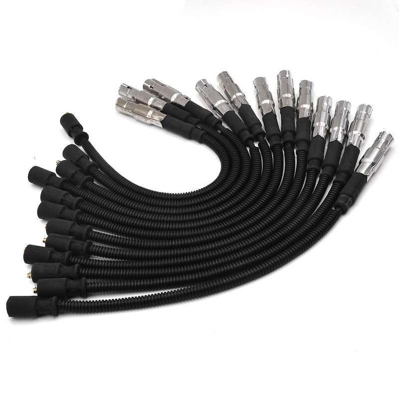 12Pcs Spark Plug Ignition Wire Set for C-Class E-Class ML 320 350 1121500218