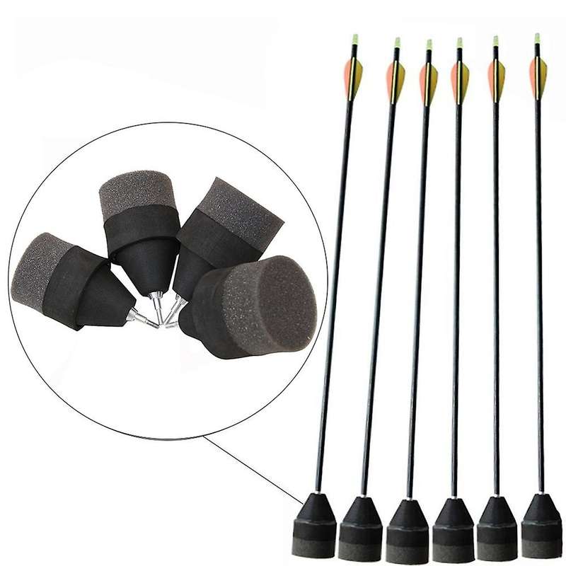 12Pcs Soft Sponge Arrows Head Archery Practice Head