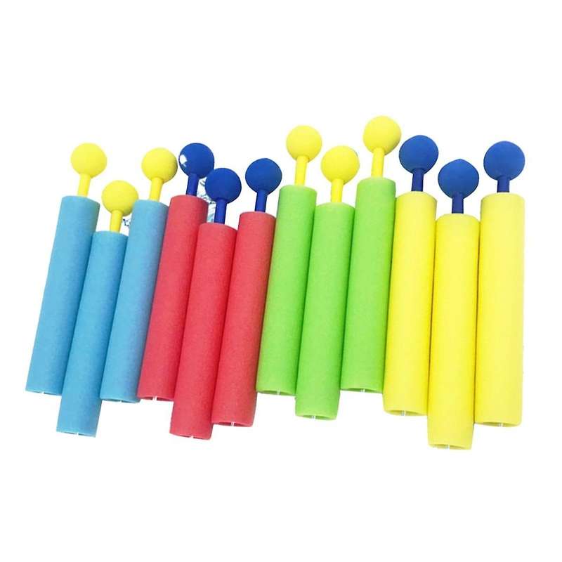 12PCS Summer Water Toy for Kids Portable 4 Colors 30ft Range Foam Water Toy Summer Swimming Pool Toy