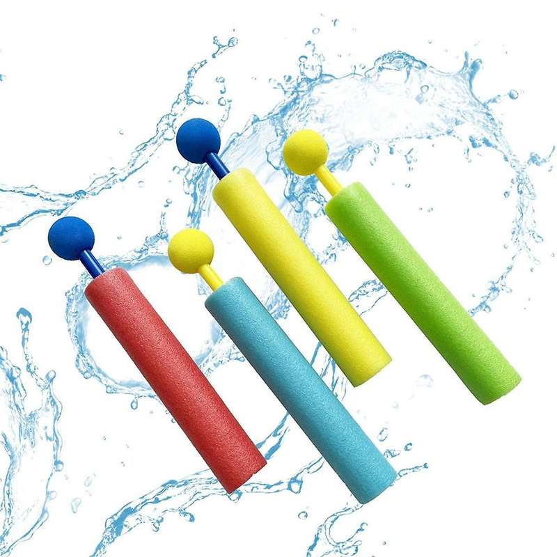 12PCS Summer Water Toy for Kids Portable 4 Colors 30ft Range Foam Water Toy Summer Swimming Pool Toy