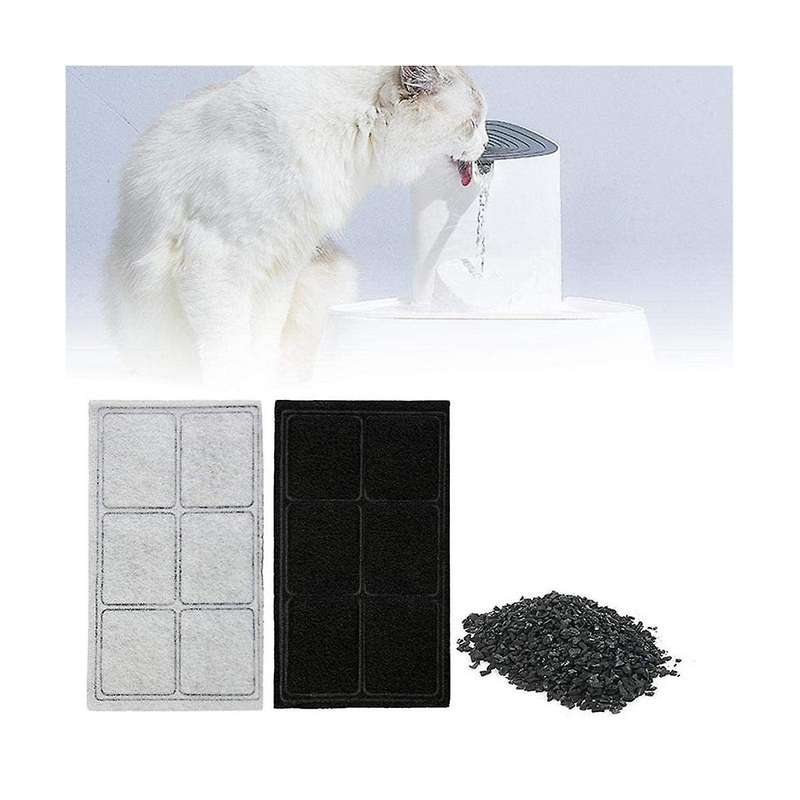 12PCS Water Filters Replacement for Pets Dogs Water Drinking Dispenser