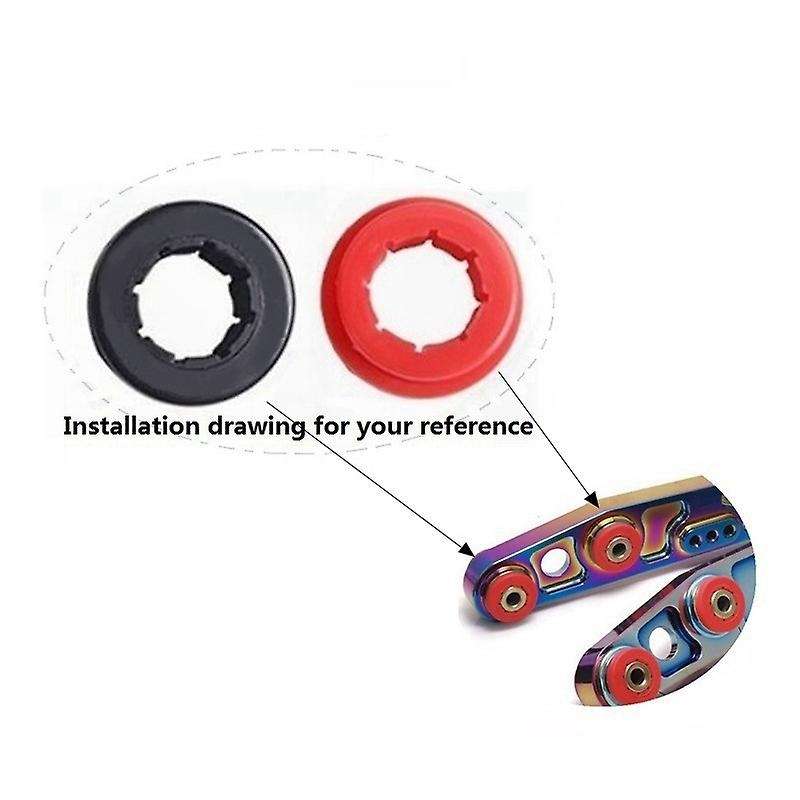 12Pcs/Lot Lower Control Arm Rear Camber Kit Replacement Bushings EP-CA0111 for 88-05 Ek Eg Es Black