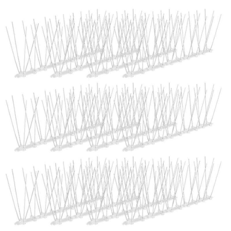 12-Piece Anti-Bird Fence Bird Nail Set, Bird Repellent Spikes, Balcony Bird Repellent, Spikes to Pre