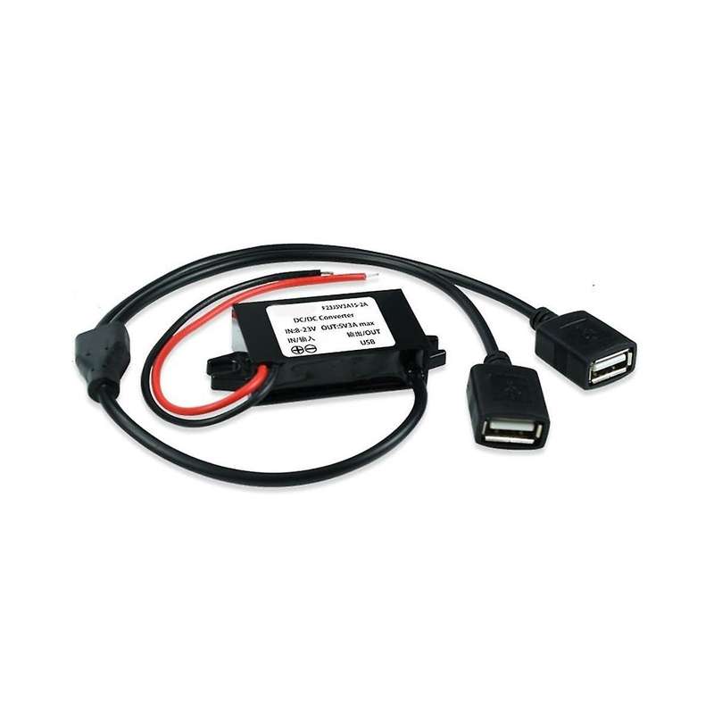 12V (8-23V) to 5V 3A Female USB DC Car Power Converter Voltage Regulator DC Module Car Motorcycle Ch