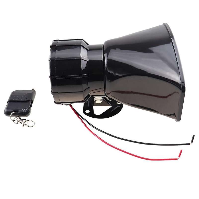 12V 100W Universal Wireless Loud Trumpet Alarm Horn Speaker Warning Alarm Reversing Horn for Car Tru