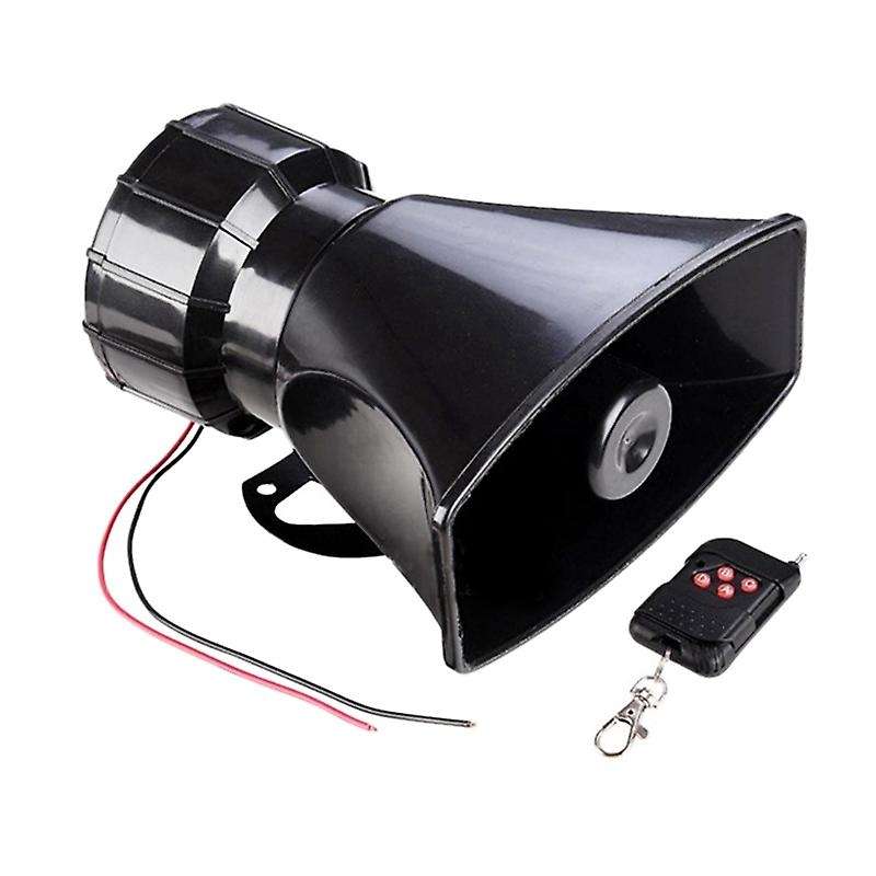 12V 100W Universal Wireless Loud Trumpet Alarm Horn Speaker Warning Alarm Reversing Horn for Car Tru
