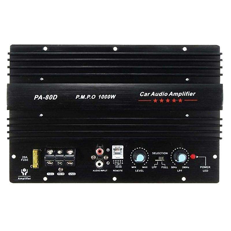 12V 1000W Car Audio High Amplifier Amp Board Powerful Subwoofer Amp PA-80D