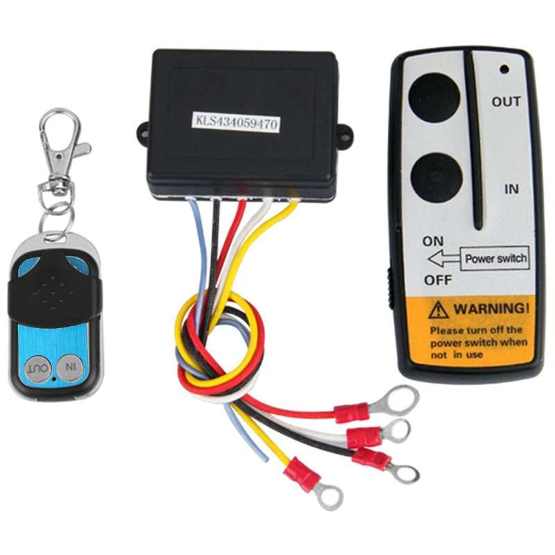 12V 12Volt 50ft Winch Wireless Remote Control Set