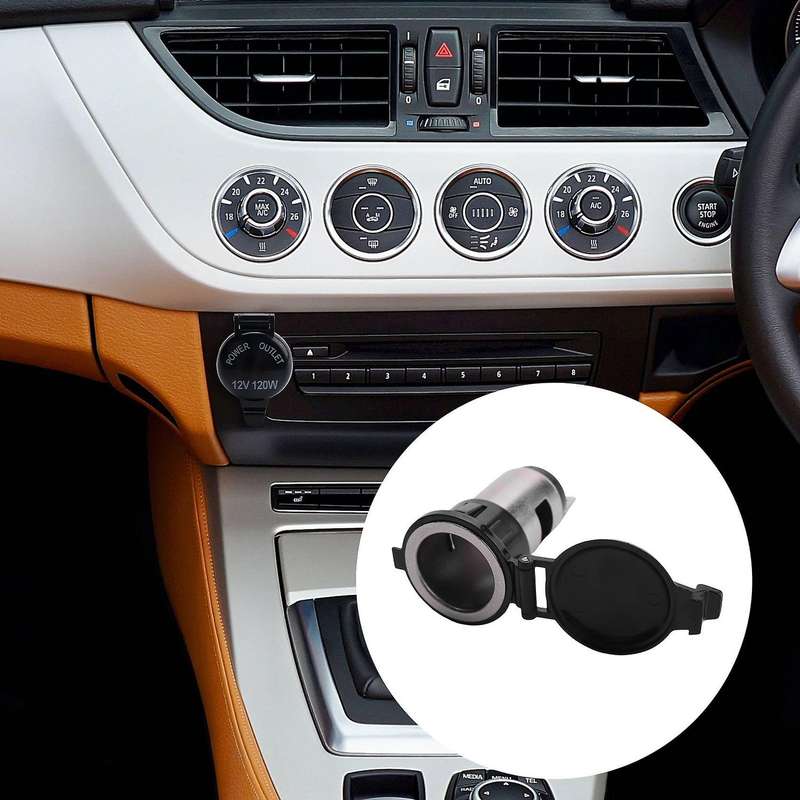 12V 120W Cigarette Lighter Socket Plug Outlet for Car Motorcycle Boat