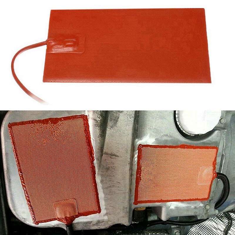 12V 13X23CM Car Silicone Heating Pad Engine Cylinder Block Hydraulic Oil Tank Heating Plate Water T