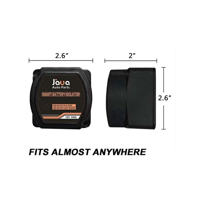 12v 140a Voltage Sensitive Relay Dual Battery System Digital Display Vsr Split Charge for Car Rv Yac