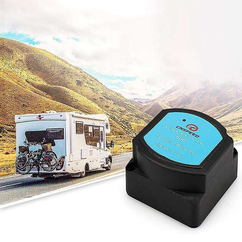 12V 140A Dual Battery Isolator Relay Protection Voltage Split Charge for Boat Marine Automotive Volt