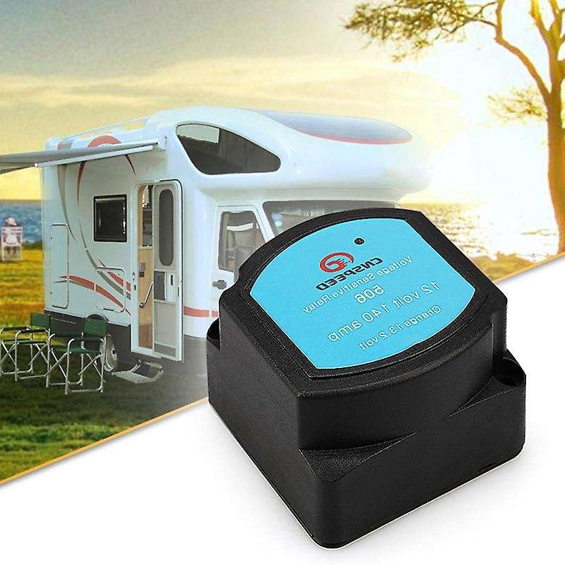 12V 140A Dual Battery Isolator Relay Protection Voltage Split Charge for Boat Marine Automotive Volt