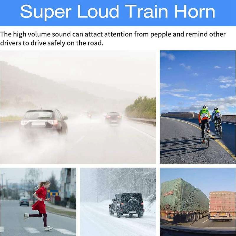 12V 150Db Air Horn Kit,18 Inches Single Trumpet Train Air Horn with Compressor for Car Vehicle Truck