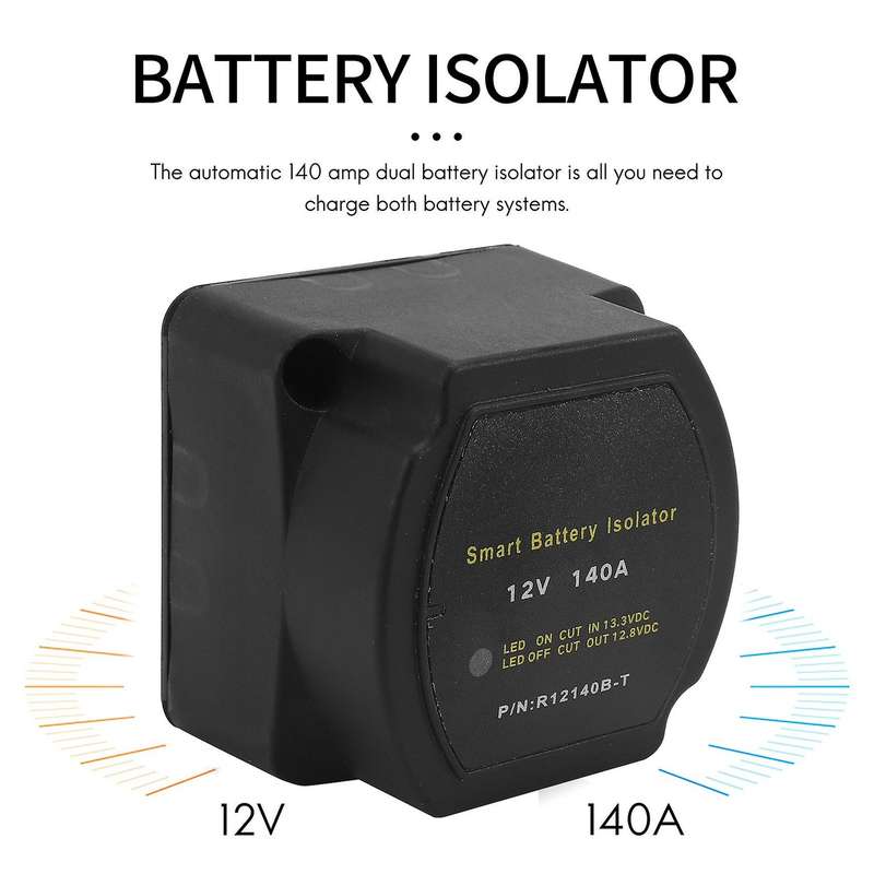 12V 140A Voltage Sensitive Relay Battery Isolator