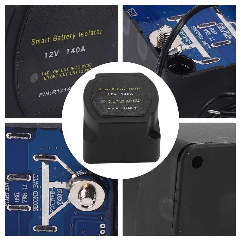 12V 140A Voltage Sensitive Relay Battery Isolator
